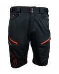 HAVEN Fahrradshorts ohne Träger - NAVAHO SLIMFIT - Schwarz/Rot