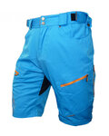 HAVEN Fahrradshorts ohne Träger - NAVAHO SLIMFIT - Orange/Blau