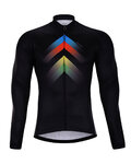 HOLOKOLO Langarm Fahrradtrikot für den Winter - HYPER WINTER  - Schwarz/mehrfarbig