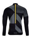 HOLOKOLO Langarm Fahrradtrikot für den Winter - TRACE WINTER  - Gelb/Schwarz