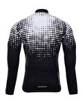 HOLOKOLO Langarm Fahrradtrikot für den Winter - POLAR WINTER  - Weiß/Schwarz