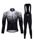 HOLOKOLO Radtrikot und Hose für den Winter - POLAR WINTER  - Weiß/Schwarz