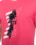 NU. BY HOLOKOLO Kurzarm Fahrrad-Shirt - GIRO II - Rosa