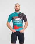 BONAVELO Kurzarm Fahrradtrikot - BORA 2023 - Schwarz/Grün/Rot