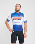 BONAVELO Kurzarm Fahrradtrikot - SOUDAL QUICK-STEP 24 - Weiß/Blau