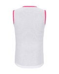 HOLOKOLO Ärmelloses Fahrrad-Shirt - AIR LADY - Rosa/Weiß