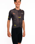 HOLOKOLO Kurzarm Fahrradtrikot - DRAGONFLIES ELITE - Schwarz