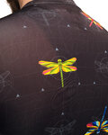HOLOKOLO Kurzarm Fahrradtrikot - DRAGONFLIES ELITE - Schwarz