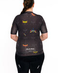 HOLOKOLO Kurzarm Fahrradtrikot - DRAGONFLIES ELITE LADY - Schwarz