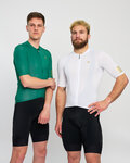 HOLOKOLO Kurzarm Fahrradtrikot - VICTORIOUS GOLD - Weiß
