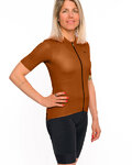HOLOKOLO Kurzarm Fahrradtrikot - VICTORIOUS LADY - Braun