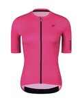 HOLOKOLO Kurzarm Radtrikot und Shorts - VICTORIOUS LADY - Schwarz/Rosa