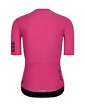 HOLOKOLO Kurzarm Radtrikot und Shorts - VICTORIOUS LADY - Schwarz/Rosa