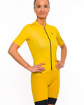 HOLOKOLO Kurzarm Radtrikot und Shorts - VICTORIOUS LADY - Gelb