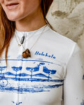 HOLOKOLO Kurzarm Fahrradtrikot - EXPLORE ELITE LADY - Blau/Weiß