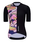 HOLOKOLO Kurzarm Fahrradtrikot - ESCAPE ELITE LADY - Schwarz/mehrfarbig