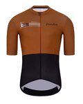 HOLOKOLO Kurzarm Fahrradtrikot - VIBES - Braun/Schwarz