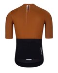 HOLOKOLO Kurzarm Fahrradtrikot - VIBES - Braun/Schwarz
