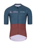 HOLOKOLO Kurzarm Fahrradtrikot - VIBES - Grau/Rot