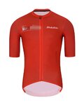 HOLOKOLO Kurzarm Radtrikot und Shorts - VIBES - Schwarz/Rot