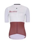 HOLOKOLO Kurzarm Fahrradtrikot - VIBES LADY - Rot/Weiß