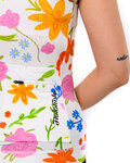 HOLOKOLO Ärmelloses Fahrradtrikot - FLORAL ELITE LADY - Weiß/mehrfarbig
