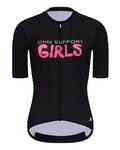 HOLOKOLO Kurzarm Radtrikot und Shorts - SUPPORT ELITE LADY - Schwarz