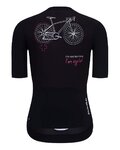 HOLOKOLO Kurzarm Fahrradtrikot - CYCLIST ELITE LADY - Rosa/Schwarz/Weiß