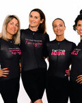 HOLOKOLO Kurzarm Fahrradtrikot - CYCLIST ELITE LADY - Rosa/Schwarz/Weiß