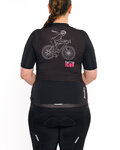 HOLOKOLO Kurzarm Fahrradtrikot - ICON ELITE LADY - Schwarz/Weiß/Rosa