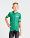 HOLOKOLO Kurzarm Fahrradtrikot - FLOW JUNIOR - Grün/mehrfarbig