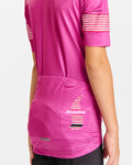 HOLOKOLO Kurzarm Fahrradtrikot - FLOW JUNIOR - Rosa/mehrfarbig
