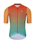 HOLOKOLO Kurzarm Fahrradtrikot - INFINITY - Orange/Grün/Rot