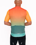 HOLOKOLO Kurzarm Fahrradtrikot - INFINITY - Orange/Grün/Rot