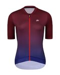 HOLOKOLO Kurzarm Fahrradtrikot - INFINITY LADY - Blau/bordeaux