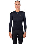 HOLOKOLO Langarm Fahrradtrikot für den Sommer - VICTORIOUS GOLD ELITE LADY - Schwarz