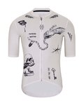 HOLOKOLO Kurzarm Fahrradtrikot - TATTOO ELITE - Schwarz/Elfenbein