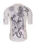 HOLOKOLO Kurzarm Fahrradtrikot - TATTOO ELITE - Schwarz/Elfenbein