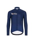 HOLOKOLO Langarm Fahrradtrikot für den Winter - VIBES WINTER - Blau