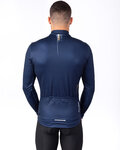 HOLOKOLO Langarm Fahrradtrikot für den Winter - VIBES WINTER - Blau