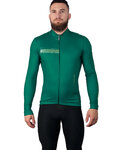 HOLOKOLO Langarm Fahrradtrikot für den Winter - VIBES WINTER - Grün