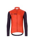 HOLOKOLO Langarm Fahrradtrikot für den Winter - VIBES WINTER - Schwarz/Rot