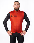 HOLOKOLO Langarm Fahrradtrikot für den Winter - VIBES WINTER - Schwarz/Rot