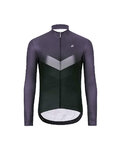 HOLOKOLO Langarm Fahrradtrikot für den Winter - ARROW WINTER - Schwarz/Grau