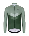 HOLOKOLO Langarm Fahrradtrikot für den Winter - ARROW WINTER - Grün
