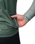HOLOKOLO Langarm Fahrradtrikot für den Winter - ARROW WINTER - Grün