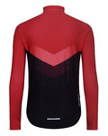 HOLOKOLO Langarm Fahrradtrikot für den Winter - ARROW WINTER - Rot/Schwarz