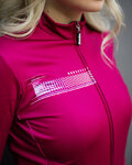 HOLOKOLO Langarm Fahrradtrikot für den Winter - VIBES LADY WINTER - Rosa