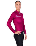 HOLOKOLO Langarm Fahrradtrikot für den Winter - VIBES LADY WINTER - Rosa