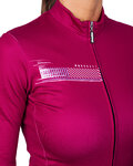 HOLOKOLO Langarm Fahrradtrikot für den Winter - VIBES LADY WINTER - Rosa